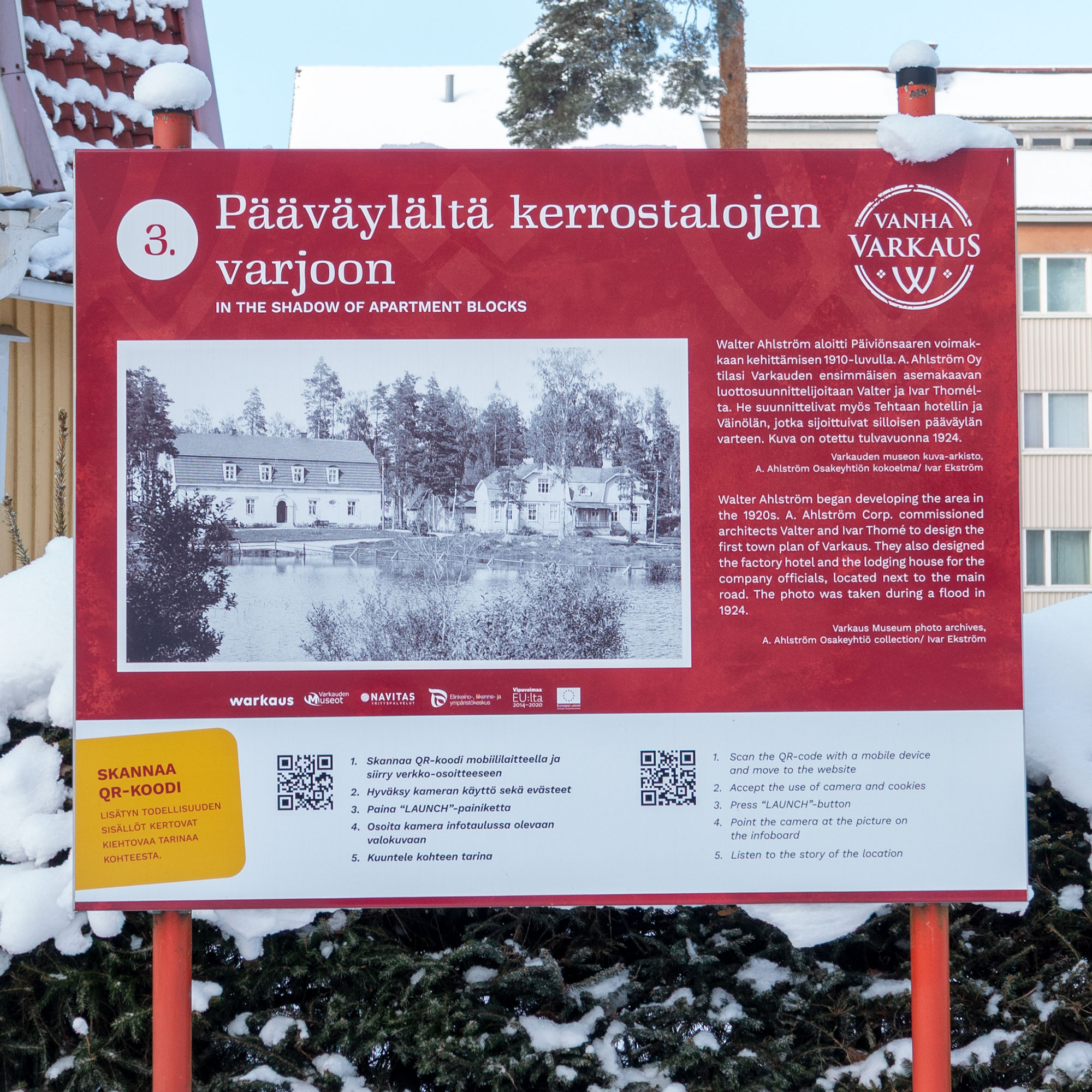 Suurkuvatuloste kuva, kyltti wanha varkaus